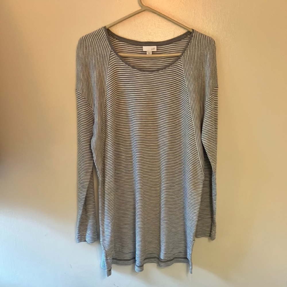 J.Jill striped thermal tunic